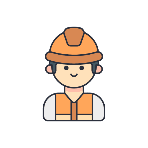 Worker profile profession professions and jobs icon Worker profile profession professions and jobs icon