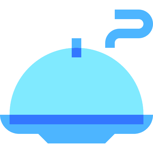 Food tray hot food restaurant dish icon Food tray hot food restaurant dish icon