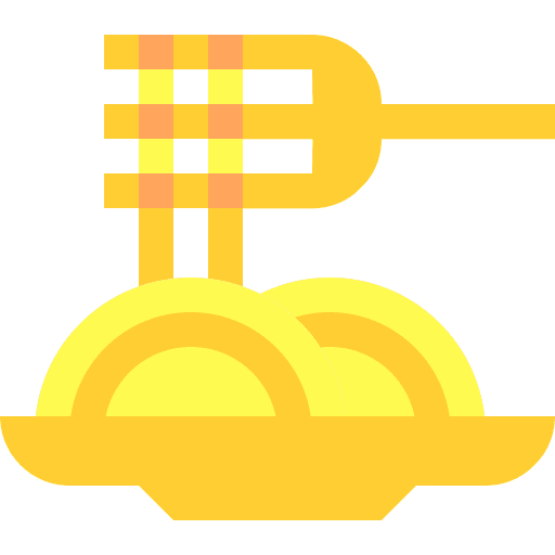 Pasta spaguetti food and restaurant noodles icon Pasta spaguetti food and restaurant noodles icon