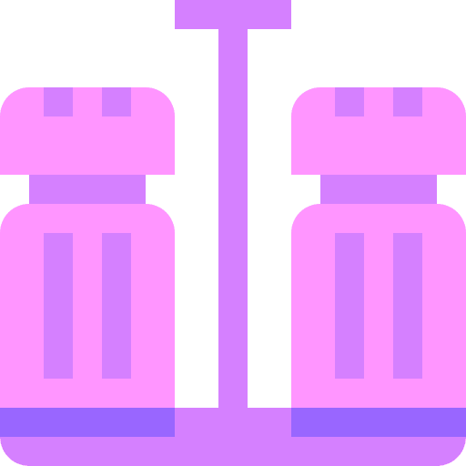 Salt food and restaurant salt spices icon Salt food and restaurant salt spices icon