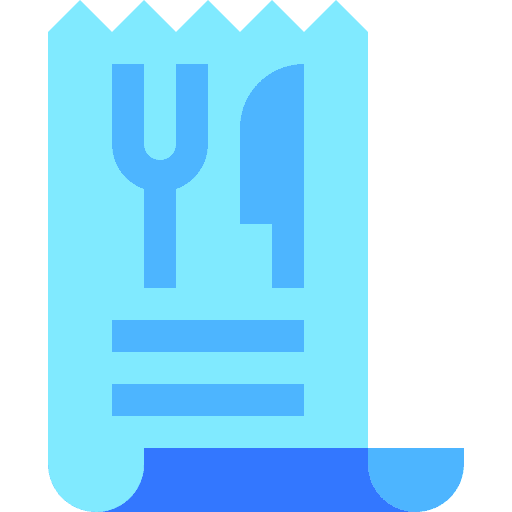 Bill payment food and restaurant billing icon Bill payment food and restaurant billing icon