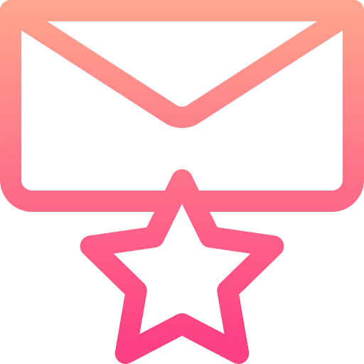 Favorite mail message email icon Favorite mail message email icon