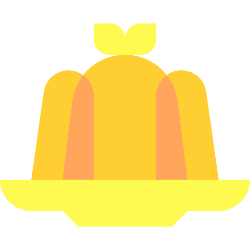 Jelly pudding dessert sugar icon Jelly pudding dessert sugar icon