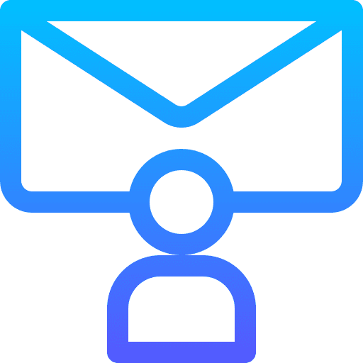 Mail envelope personal mail icon