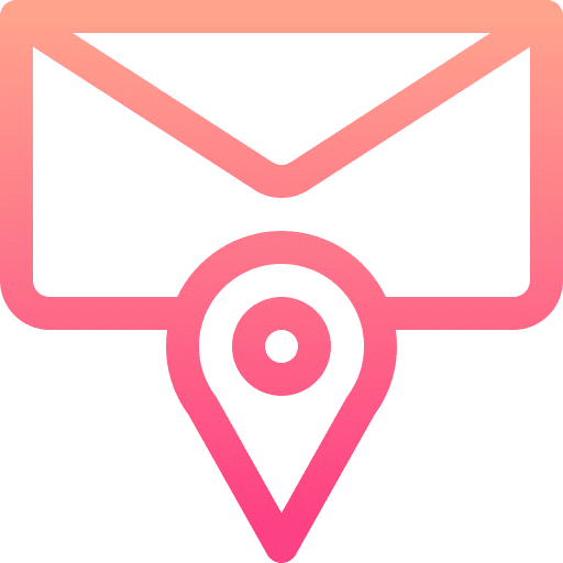 Mail postage envelope post office icon