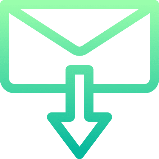 Receive mail email down arrow receive mail icon Receive mail email down arrow receive mail icon