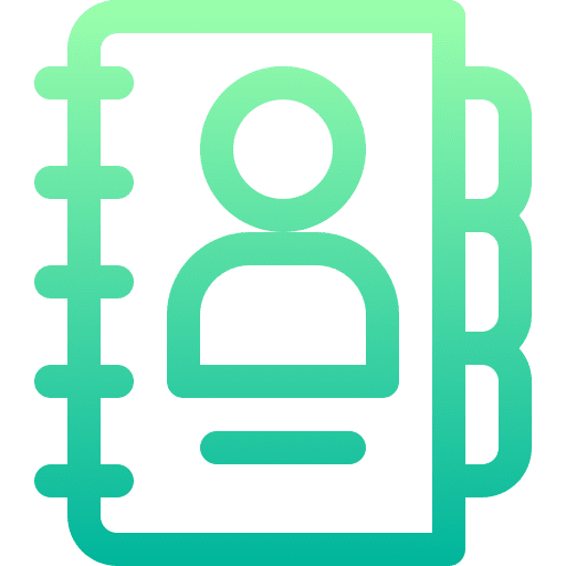 Contact book contact person agenda user icon Contact book contact person agenda user icon