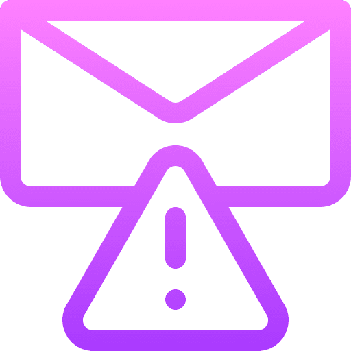 Mail email notifications spam icon Mail email notifications spam icon