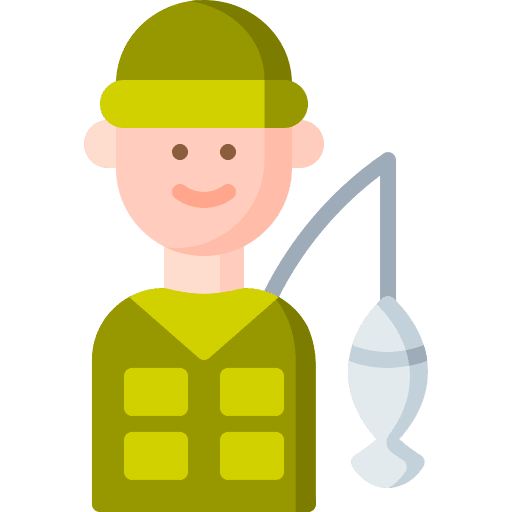 Fisherman profession people avatar icon