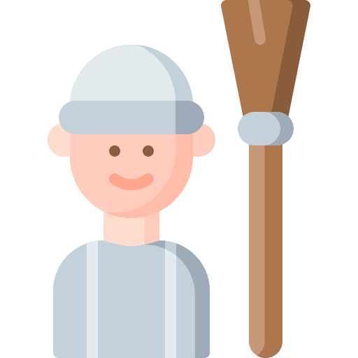 Janitor people avatar job icon