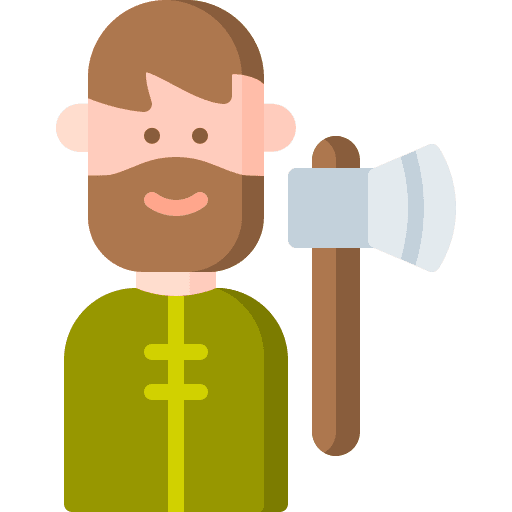 Lumberjack people job man icon Lumberjack people job man icon