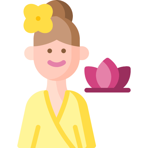 Massagist woman avatar people icon Massagist woman avatar people icon