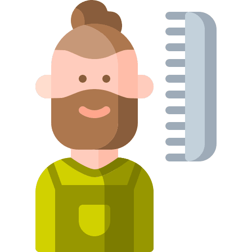 Barber man professions and jobs avatar icon Barber man professions and jobs avatar icon