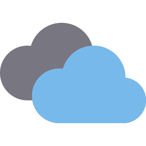 Clouds cloud computing forecast cloud icon