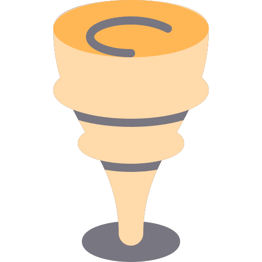 Tornado wind weather twister icon