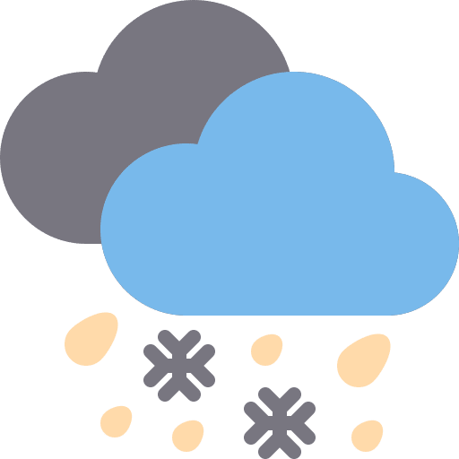 Winter snow fall weather cloud icon Winter snow fall weather cloud icon