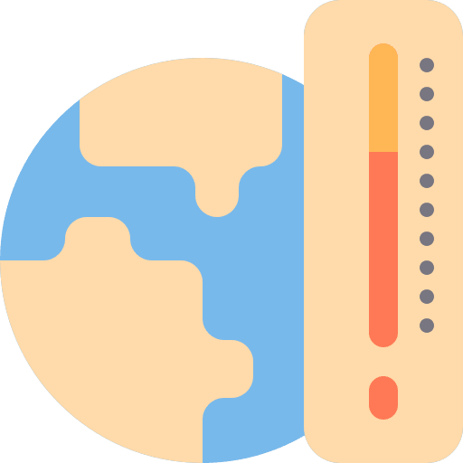 Global warming weather climate hot icon Global warming weather climate hot icon