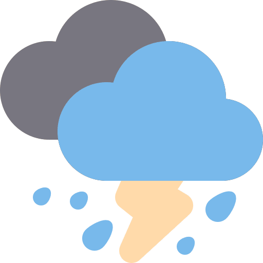 Thunderstorm storm natural disaster thunderstorm icon Thunderstorm storm natural disaster thunderstorm icon