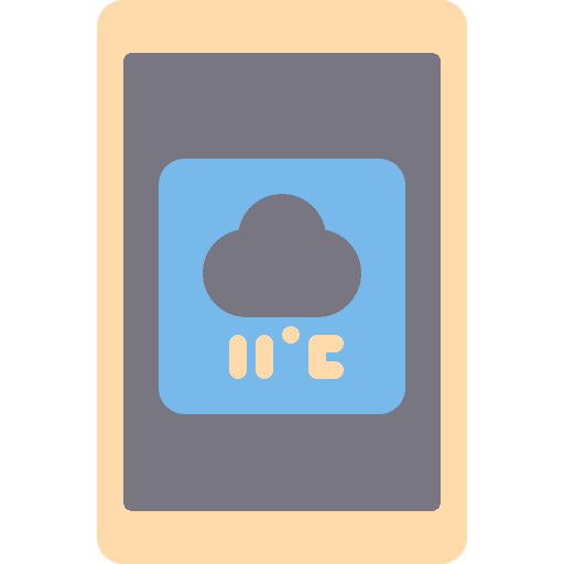 Weather app weather app smartphone mobile app icon Weather app weather app smartphone mobile app icon