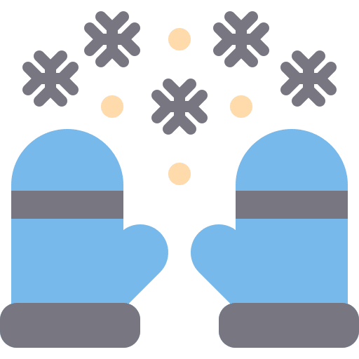 Winter gloves fashion gloves snowflake icon Winter gloves fashion gloves snowflake icon