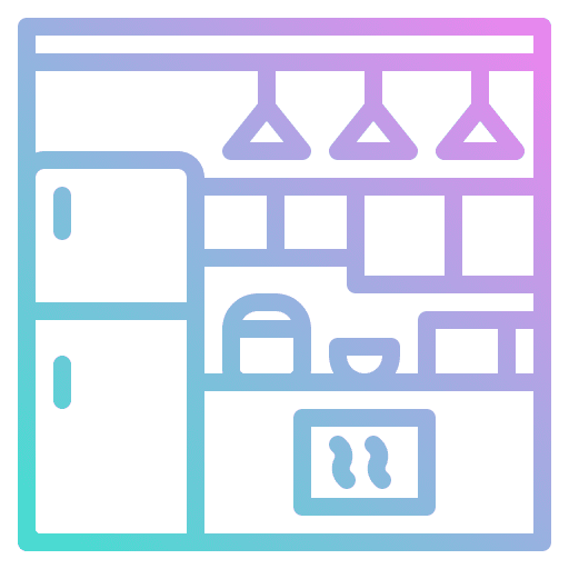 Kitchen furniture restaurant fridge icon Kitchen furniture restaurant fridge icon