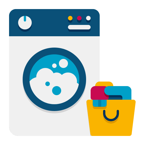 Laundry laundry household full loaded icon