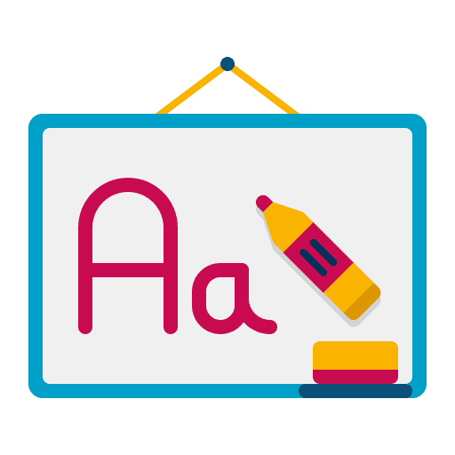 Whiteboard whiteboards learning presentation icon