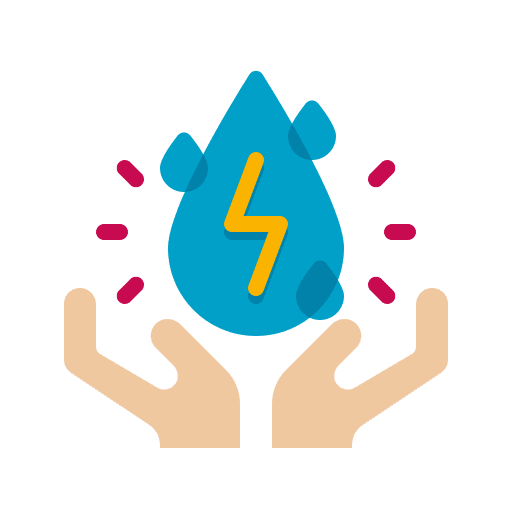 Water energy sustainability ecology eco icon