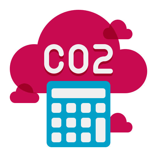 Emissions test emission sustainable sustainability icon