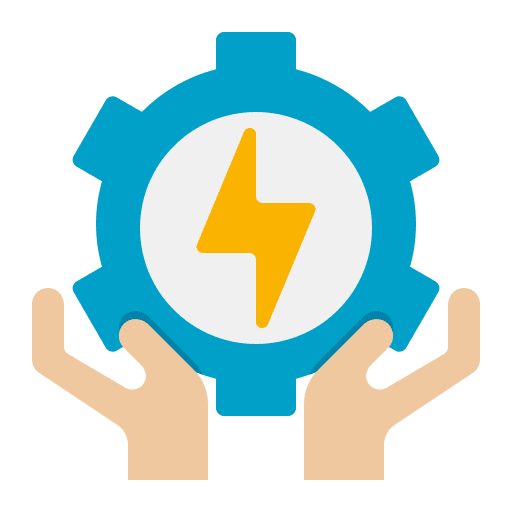 Energy preserve eco energy icon