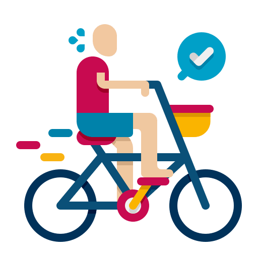 Riding riding ecology and environment cycling icon
