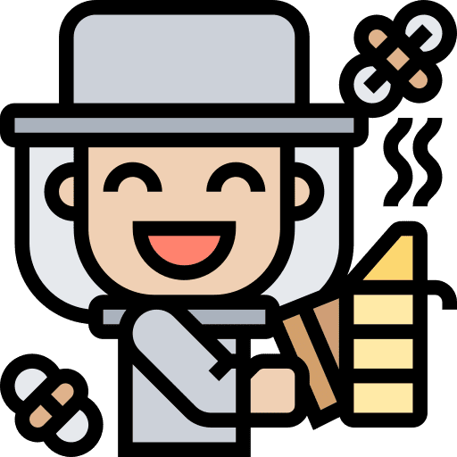 Smoker beekeeper man smoker icon