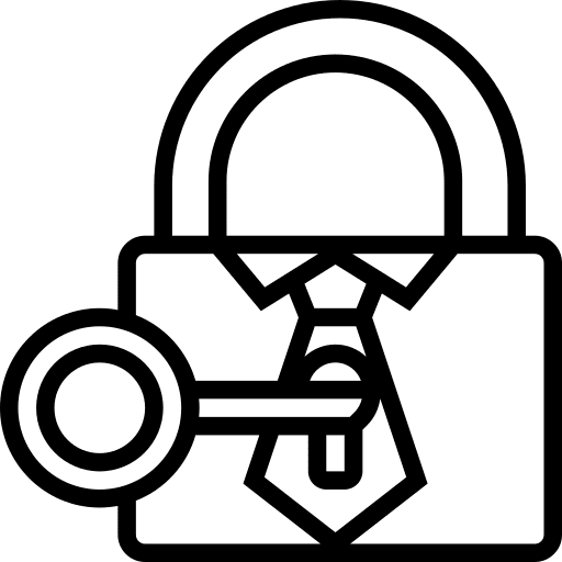 Secret secret business and finance confidential icon