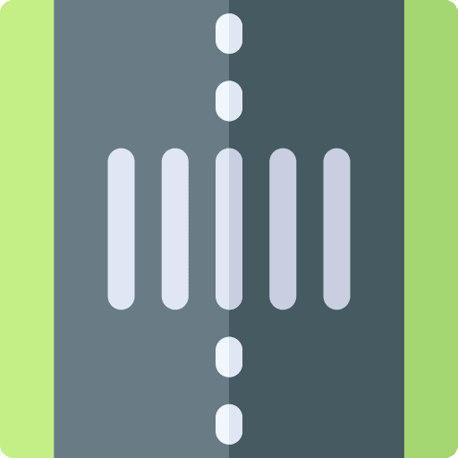 Crosswalk pedestrian crosswalk road icon