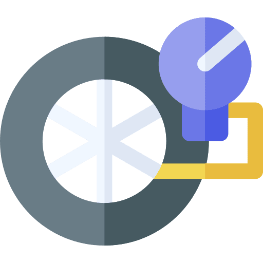 Pump air pump auto transportation icon