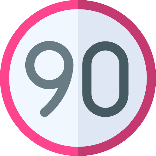 Speed limit road sign speed limit signaling icon Speed limit road sign speed limit signaling icon
