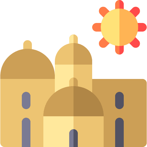 Cairo citadel ancient egypt architecture and city icon
