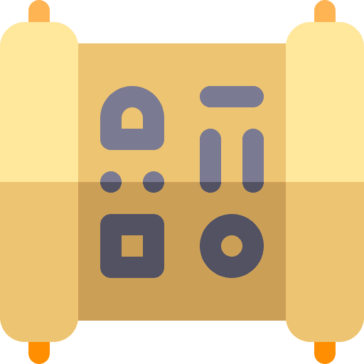 Hieroglyph cultures art symbols icon Hieroglyph cultures art symbols icon