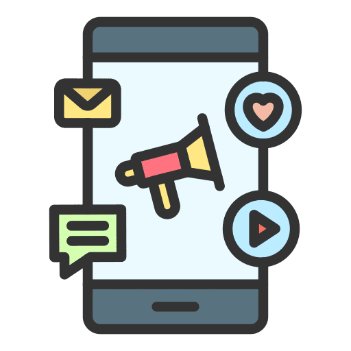 Advertising social media marketing digital marketing campaign icon