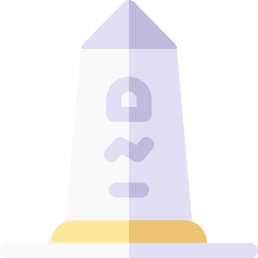Obelisk architecture and city monument architectonic icon Obelisk architecture and city monument architectonic icon
