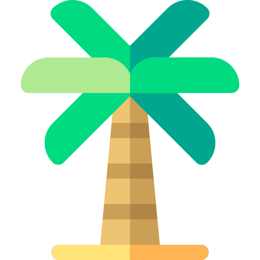 Palm tree landscape nature palm tree icon Palm tree landscape nature palm tree icon
