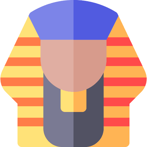 Pharaoh egyptian cultures man icon Pharaoh egyptian cultures man icon