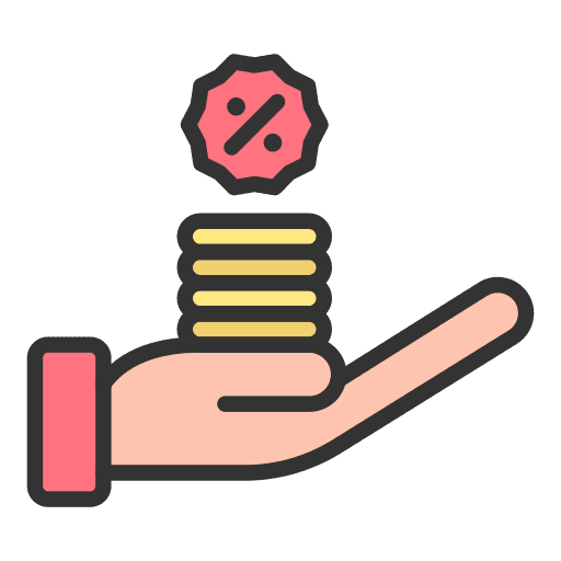 Commission sale sell commerce icon