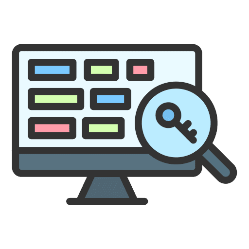 Keywords seo website metadata icon Keywords seo website metadata icon