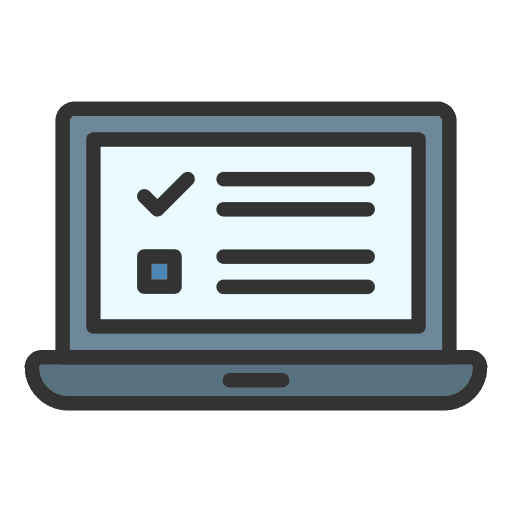 Online survey agenda online survey submission icon Online survey agenda online survey submission icon