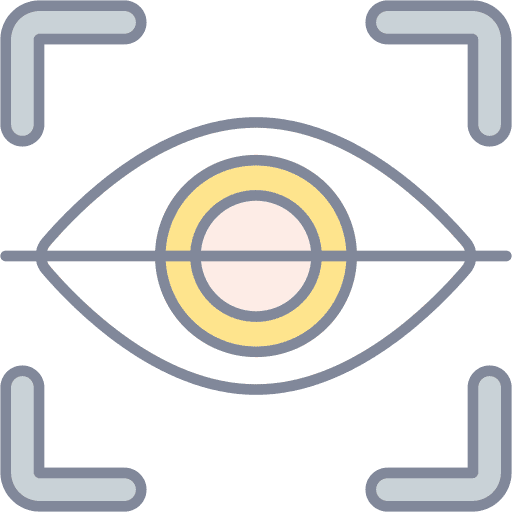 Eye scanner ui eye scan security icon Eye scanner ui eye scan security icon