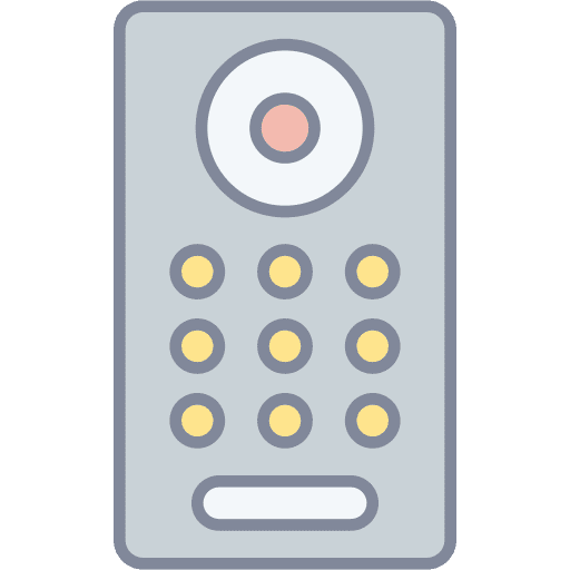 Intercom alert security smart home icon Intercom alert security smart home icon
