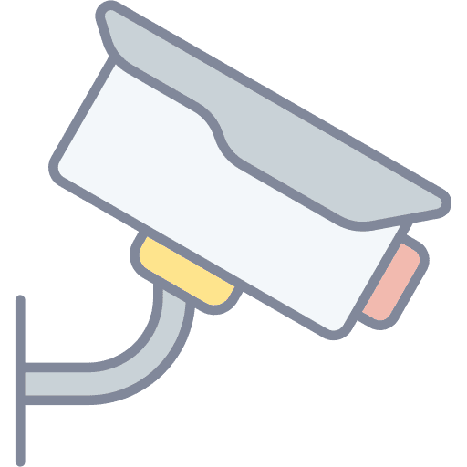 Cctv video camera electronics security camera icon Cctv video camera electronics security camera icon