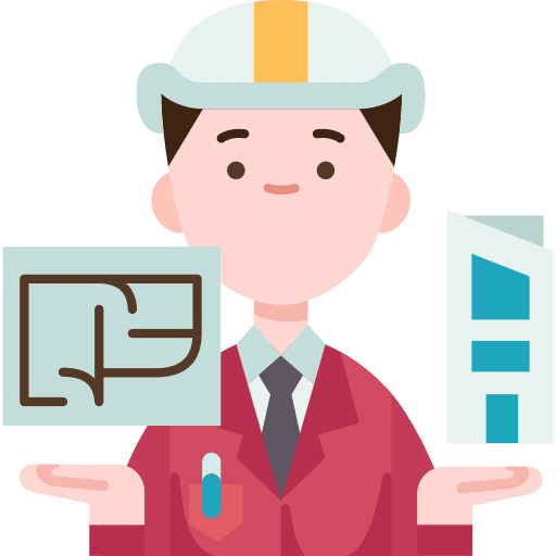 Architect engineer architect plan icon