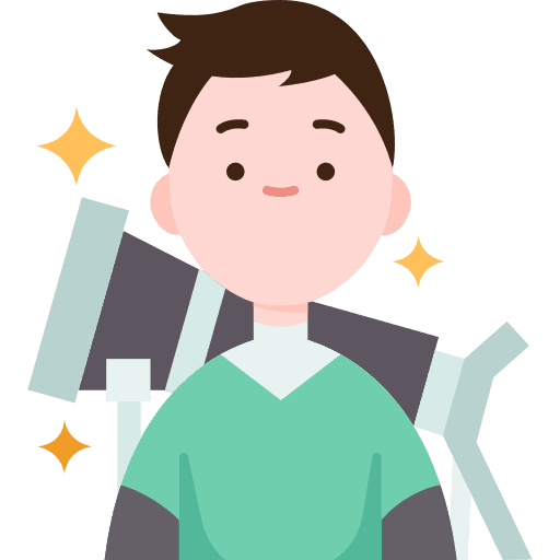 Astronomer observer caucasian people icon Astronomer observer caucasian people icon